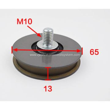 65mm Hitachi Elevator Door Hanger Roller with M10 Self-locking Nut